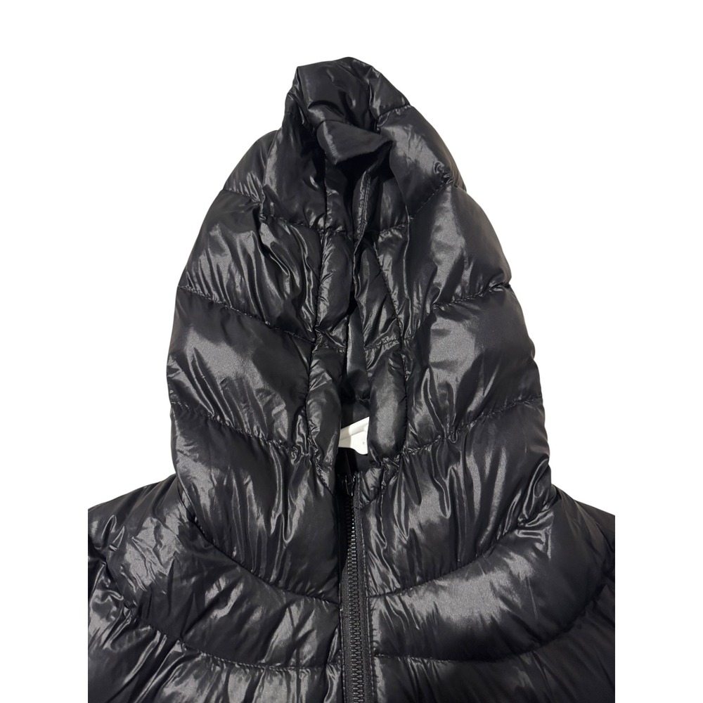 32 Degrees Heat Women's Black Hooded Puffer Jacket Light Quilted Coat Size M - Picture 2 of 5